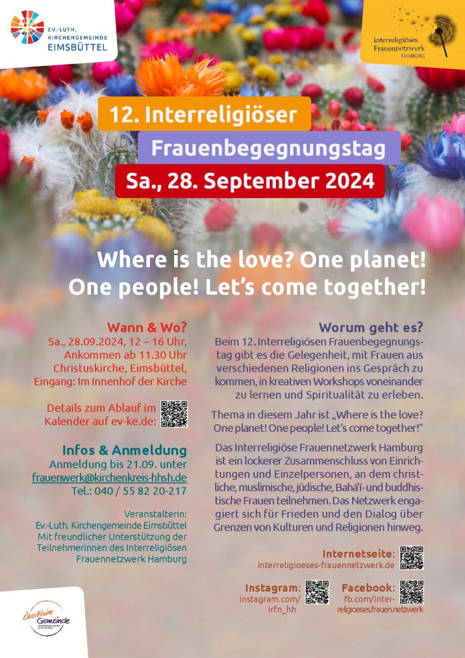 Plakat Interreligiöser Frauenbegegnungstag